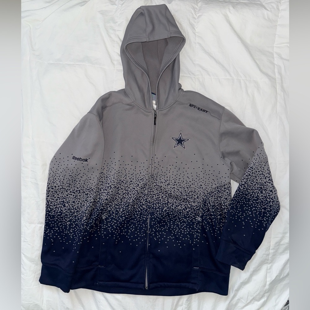 NFL Reebok On Field | Dallas Cowboys Full Zip Hoodie Jacket